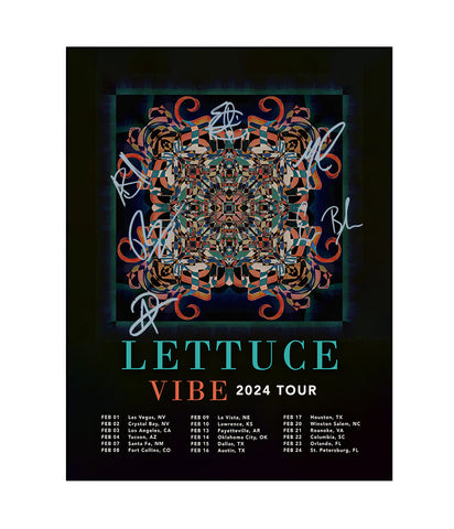 Lettuce Vibe 2024 Tour Limited Edition Poster (Signed)