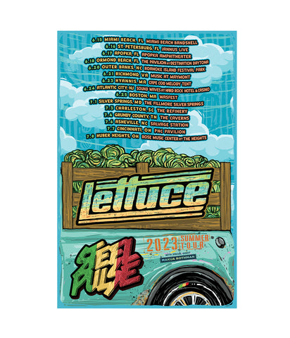 Lettuce / Steel Pulse Tour Poster