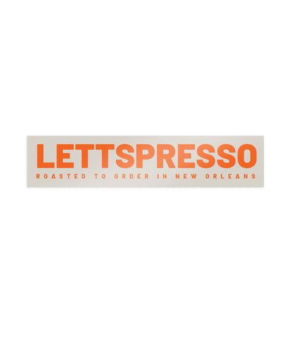 Lettuce LETTSPRESSO Sticker