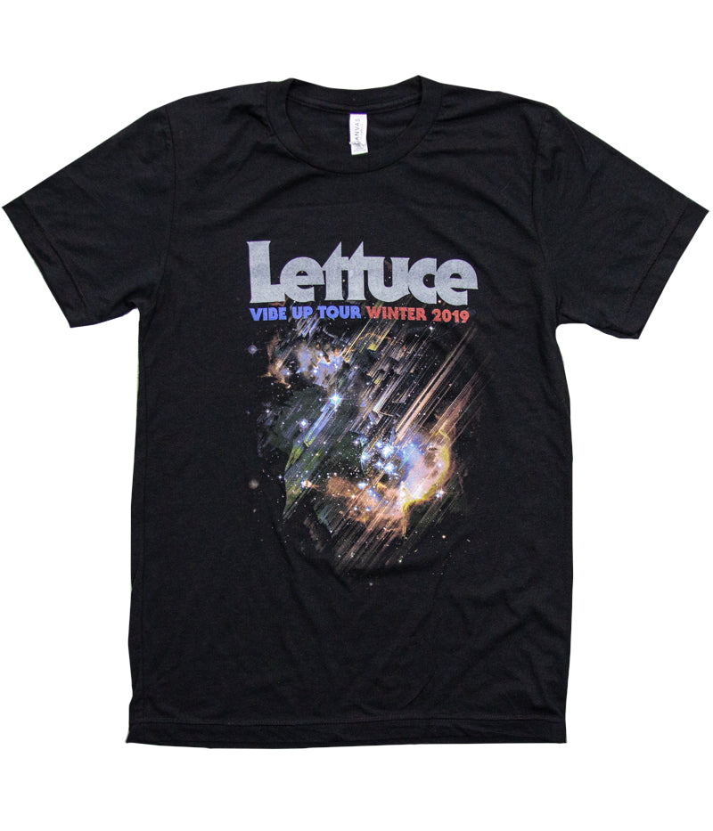 Lettuce Vibe Up Winter 2019 Tour Shirt (Black) Lettuce Merchandise