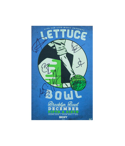Lettuce Bowl Poster Card (Signed)