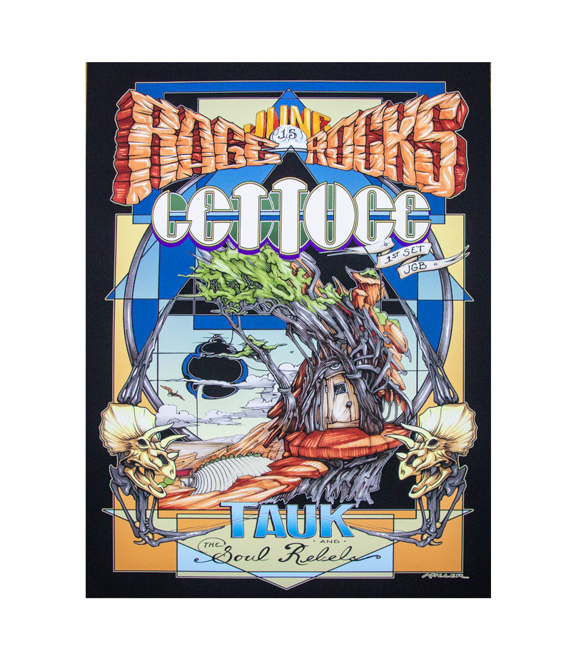 Lettuce Rage Rocks 2019 Poster – Lettuce Merchandise